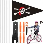 Flag with | Flagpole Flag for Kids Safety,Adjustable Height Trailer Flag for Enhanced Visibility, Outdoor Flags for Safety