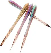 ELAYARD Complete Nail Art Pen Tools Set 4pcs Pen Kit Brush Gel Dotting Embossing Tools