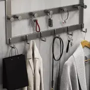 Hooks Over The Door Home Bathroom Organizer Rack Clothes Coat Hat Towel H.pi