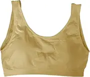 [Generic] Compression Sports Bras for Women Shiny Silk Tank Top Shaping Without and Traces Bra Stretchy Sports Bras for Women