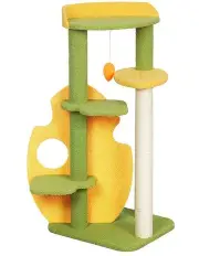 [PaWz] Tree Kitten Furniture Condo Scratching Post Scratcher in Multi