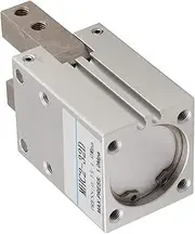 Marhynchus MHC2 Air Cylinder, M5 X 0.5 Single Double Acting Pneumatic Air Cylinder Non Magnetic Switch 20/25/32mm Bore (MHC2-32D)