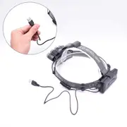 XD-HL4 T6+Q5 2000LM LED Waterproof Headlamp 18650 Battery USB Interface COB Flashlight Bike Cyclings