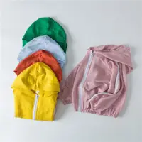 在飛比找ETMall東森購物網優惠-兒童透氣夏季防曬衣空調開衫春秋外套薄款休閑寶寶防曬衫