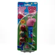 Peppa Pig Pop Ups 3Pcs Lollipop Chupa Chups Flix Candy Blue Dispenser NEW