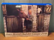 Unused 1990 James Herriot's Yorkshire Calender with original Lands' End Sleeve