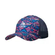 Men Women Sports Adjustable Sun Visor Baseball Cap Trucker Hat Mesh Back For Running Hiking Marathon Trail Red black_Free size