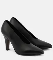 [The Row] The Row Prudens 90 leather pumps AU 9 black