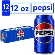 Pepsi Cola Soda Pop, 12 fl oz Cans, 12 Pack – Bold, Refreshing Taste