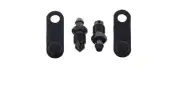 for SEAT ALHAMBRA TITANIUM (Black) Brake Caliper Bleed Screws (0039TBx2)