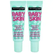 Baby Skin Instant Pore Eraser Primer Makeup, Clear, 0.67 Fl Oz, 2/1 Count
