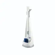 No-Drip Toilet Brush Set – Flexible Neck Toilet Brush with Portable Caddy Hol...