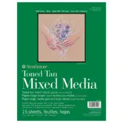 Strathmore Toned Mixed Media Pad 9x12 Tan