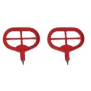 2-pack Hole punch 3/16" - 1/4" insert tool barb D handle Jain 72501092 free ship