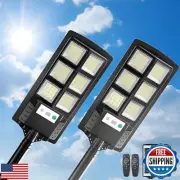 RKLAMPTECH Outdoor Solar Lights, Dusk to Dawn Motion Sensor Waterproof LED St