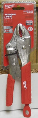 Milwaukee 48-22-3410 Torque Lock 10 Inch Curve Jaw Locking Pliers With Grip