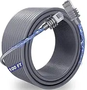 WAWINY Standard Starlink Gen 3 Cable 100FT/30M, Starlink Cable Gen 3 Replacement, Durable Waterproof V3 Cable for Rectangular Starlink Satellite, Ethernet Extension Cable - Grey