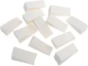 Generic 12pcs Manicure Color Sponge Triangle Sponge Pedicure Tool Make up Sponges Powder Puffs Toenails Electric Nail Clippers for Men Gel Gradient Nail Sponge Color Fade Nail Sponge White