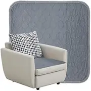 Large Waterproof Incontinence Bed Pads Washable Underpads for Adults Heavy Absorbency Reusable Pee Pads for Kids Elderly 35x60in Gray