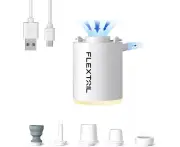 FLEXTAIL GEAR Tiny Pump Outdoor Air Pump Camping Equipment Electric Inflator USB - White, Tiny Pump