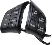 LUMIXE Car Cruise Control Button, for Mazda, 6 GJ6A664M002 Car Multifunctional Steering Wheel Button Cruise Key MFSW Steer Switch Volume Control Switch Accessories Car Steering Wheel Switch Button