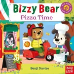 BIZZY BEAR: PIZZA TIME (硬頁書)(英國版)*附音檔QRCODE*/BENJI DAVIES【禮筑外文書店】