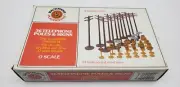 BACHMANN 36 SIGNS & TELEPHONE POLES - HO Scale MIB Sealed!