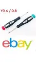 2 PCS Set Y .6 mm Tri Wing Screwdriver for iPhone 7Plus Y000 0.8 repair tool kit