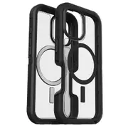 OtterBox Defender XT MagSafe Apple iPhone 16 Pro (6.3') Case Clear/Black - (77-96112), DROP+ 7X Military Standard,Multi-Layer, Raised Edges, Rugged