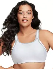 NWT - Glamorise Women's Full Figure Wonderwire Sports Bra #9066
