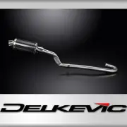 YAMAHA XT500 TT500 77-89 225MM OVAL CARBON FULL EXHAUST SYSTEM