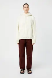 Gemma Polar Fleece Hoodie in Cream - CAMILLA AND MARC® C&M