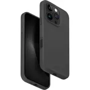 Uniq iPhone 16 Pro (6.3") Lino Hue Case - Grey Magsafe Compatible - Two Interchangeable Raised Bezels Included for Extra Camera Llens Protection [UNIQ-IP6.3P(2024)-LINOHMGRY]
