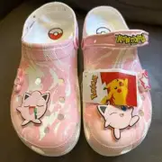 NIB Pokemon Crocs Jigglypuff Pink Classic Clogs Size Men 12 Women 14 Unisex Shoe