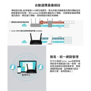 TP-Link Archer MR600 4G+ AC1200無線雙頻 Gigabit 路由器 SIM卡轉wifi分享器