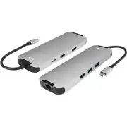 Comsol Klik USB-C Multi-Port Adapter 2 X HDMI LAN 3 X USB3.0 USB-C Pd