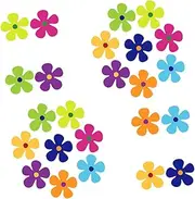 UPKOCH 24Pcs Magnetic Flower Stickers DIY Car and Fridge Decor Self Adhesive Magnets for Home Office Garage Durable Decorative Accessories Easy to Use and Store