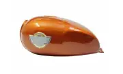 Fit for Royal Enfield 650 Interceptor Gas Fuel Petrol Tank Orange Crush