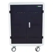 Trident XEC42KA Mobile Charging Storage Cart for 42 Laptops Tablets Chromebooks