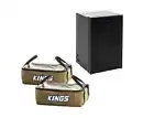 Kings 110L Upright Fridge With Freezer 12 / 24V + 2 x Clear Top Canvas Bag