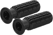 1 Pair Replaceable Foosball Handles Durable Plastic Grips for Table Football Easy Installation Skid Design Compatible with Various Foosball Machines