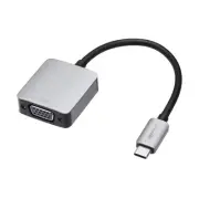 Aluminum USB 3.1 Type-C to VGA Adapter, Gray, 1.65 X 1.38 X 0.63In