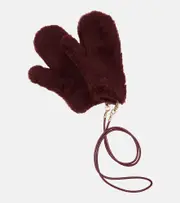 [Max Mara] Max Mara Alpaca, wool, and silk mittens S/M burgundy