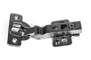 -30 Deg Negative Angle Soft Close Full Overlay Frameless Cabinet Door Hinges (2)