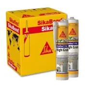 Sikaflex(R) 116 High Grab Construction Adhesive (White) - Box of 12 - Strong Bonding for Concrete, Wood, Metal & More