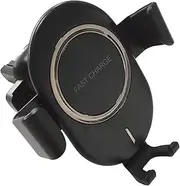 Vuzmode Car Wireless Charger Qi Induction, for, for Smart, Sensor Charging Plate Phone Holder Air Outlet Clamp Quick Charge Pad Auto Charging platecharging Phone car Wireless cha(Black)