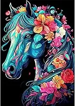 Genius maker Horse Diamond Painting Kits for Adults, 5D Animal Diamond Art Kits for Beginners DIY Full Drill Diamonds Painting Pictures, Diamond Gem Art Painting DIY Crafts Kit Decor, 12x16inch