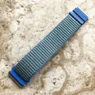 Light Blue Sports Hook and Loop Adjustable Nylon Band Strap for Fitbit Versa