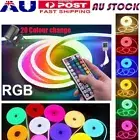 DC12V RGB LED Neon Flex Rope Lights Party Bar Garden Building DIY Sign Outdoor