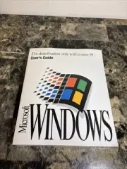 Microsoft Windows Operating System with 3.5" Floppy Disks Sealed Super Rare Vtg
